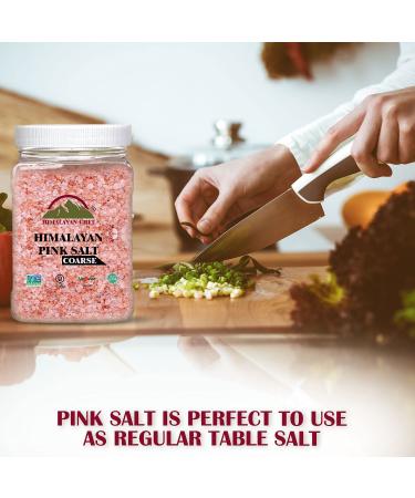 Himalayan Chef Pink Himalayan Salt Coarse Grain Refill Grinders 5 lb - 2 Count Plastic Jar (Pack of 2) - 10 lbs Total - Buy Online on GoSupps.com