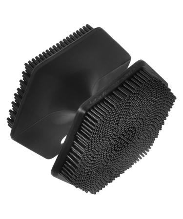 Face Brush Scrubber Face Scrub Facial Wash Brush Facial Exfoliator Facial Cleansing Brush Exfoliator Face Cleansing Brush Facial Brush Silica Gel Double Head Makeup Brush