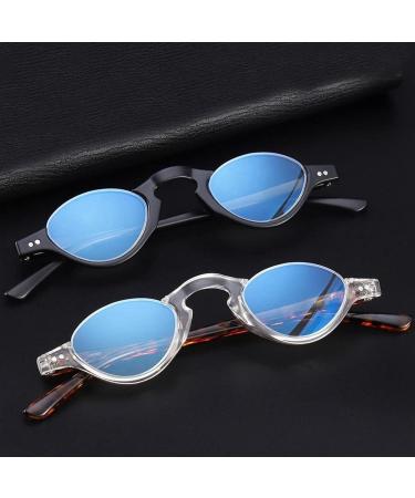 Buy Light Blocking Half Frame Reading Glasses for Men & Women - Retro Blue Light Readers - Buy Online on GoSupps.com