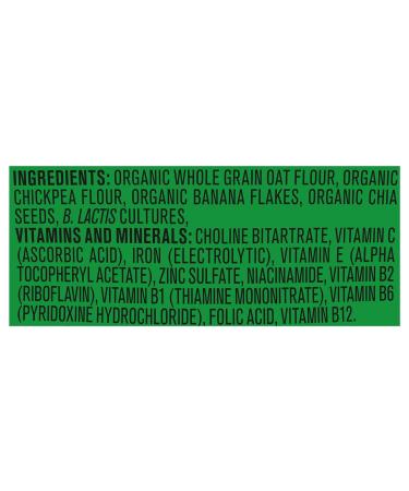 Gerber Organic Power Blend Probiotic Cereal: Oatmeal Chickpea Banana & Chia, 8oz Canister - Pack of 3 - Buy Online on GoSupps.com
