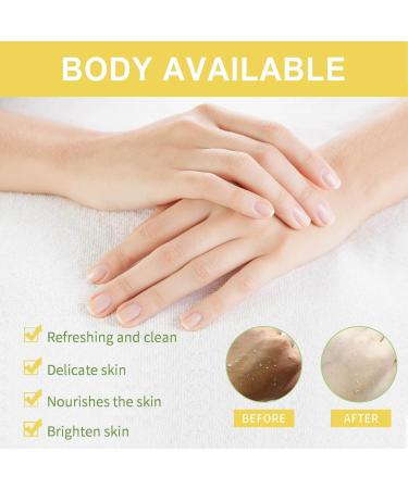 Peach Mud Rub Gel Exfoliating Body Scrub Cream for Smooth Skin - Buy Online on GoSupps.com