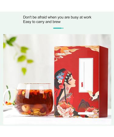ZAWELIYO Th au Jujube au Sucre Noir et au Gingembre Tisane Traditionnelle Chinoise Saine pour les Femmes Souffrant de Dysm norrh e Boisson Chaude et Froide pour le Corps - Buy Online on GoSupps.com