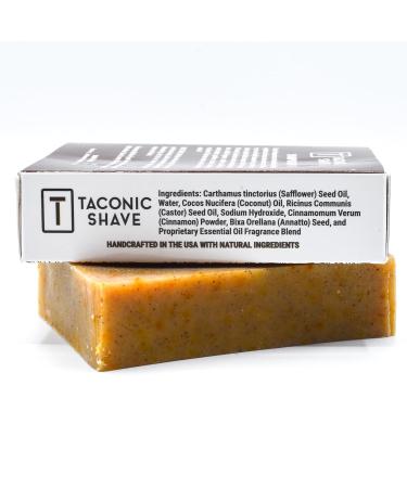 Taconic Shave All Natural Bay Rum Shampoo Bar - Handcrafted USA Hair Care - 5 oz Clean Soft Conditioned Hair - Buy Online on GoSupps.com