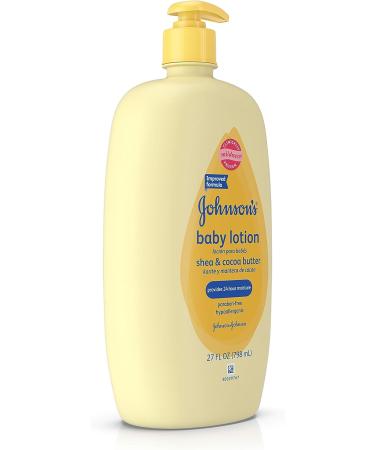 Johnson's Baby Shea & Cocoa Butter Lotion for Sensitive Skin 27 Fl. Oz. - Gentle Moisturizing Formula - Buy Online on GoSupps.com