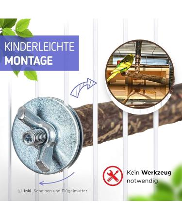 Handmade Approach Aid & Approach Bar for Bird Cages | Natural Wood Bird Accessories - International Shipping - Buy Online on GoSupps.com