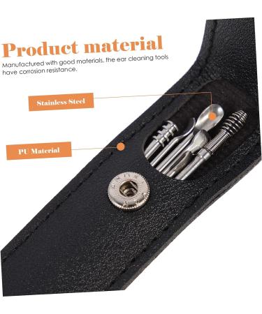 SOESFOUFU 3 Sets Ear Pick Spring Kit | Metal Ear Cleaner Tool for Ear Wax Removal & Massage - Buy Online on GoSupps.com