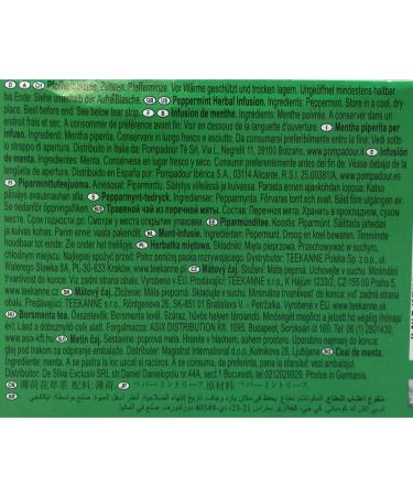  Teekanne Teekanne Premium Peppermint Infusion Contents 2.25 g - Buy Online on GoSupps.com