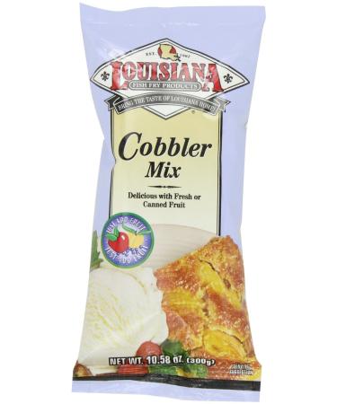 Louisiana Fruit Cobbler Mix - 10.58 oz (Pack of 6)