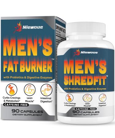Thermogenic Fat Burner for Men with Green Tea Premium Appetite Suppressant Appetite Control Metabolism Booster for Weight Loss Energy Weight Loss Supplement for Men - 90 Capsules