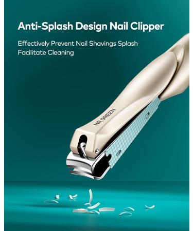 MR.GREEN 3pcs Stainless Steel Nail Clippers Set Pink Manicure Pedicure Set with Nail Clippers&Glass Nail file&Tweezers Medical Grade Grooming Kit with Travel Case Gift Box for Man and Woman Mr-6302 - Buy Online on GoSupps.com