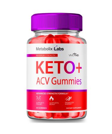 ACV Keto Gummies Metabolix Labs - Offical Formula - Keto ACV Gummies Metabolix Labs for Maximum Strength Metabolic Lab Keto+ACV Apple Cider Vinegar 1000MG Folate Beet Root Pomegranate (60 Gummies)