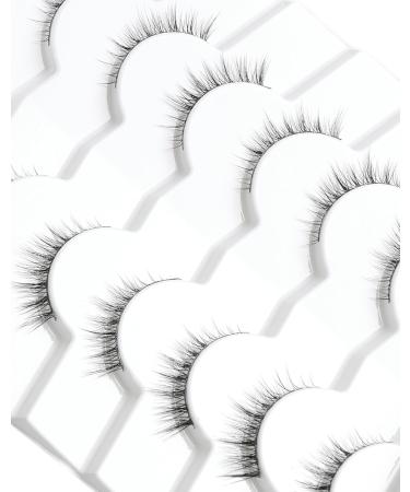 Natural Short Eyelashes | Wispy Fake Lashes for a Natural Look | K50 Graduated Style 10mm - Buy Online on GoSupps.com
