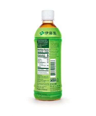 Ito En Tea Oi Ocha Green Tea 16.9 oz (Pack of 12) - Unsweetened Green Tea Bulk Buy - Buy Online on GoSupps.com