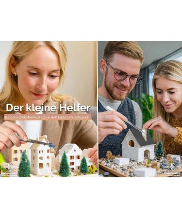 Professional Straight Tweezers 10.5 cm to 60 cm - Internal Teeth | Premium Quality SELECTION (16 cm) - International Shipping Available - Buy Online on GoSupps.com