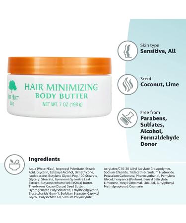 Tree Hut Coconut Lime Hair Minimizing Body Butter - 7oz (Pack of 1) - Buy Online on GoSupps.com