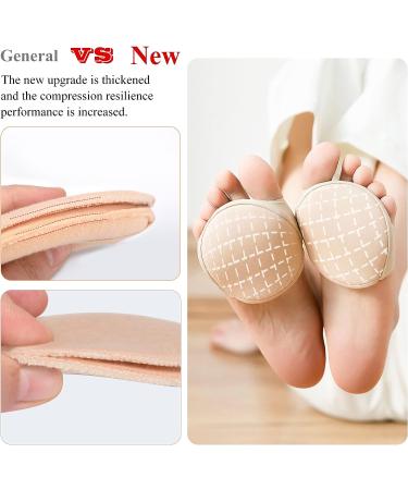JEVRKAPZ Metatarsal Pads | Ball of Foot Cushions for Pain Relief | High Heel Toe Pads for Women | Invisible Sponge Cushion Socks - Buy Online on GoSupps.com