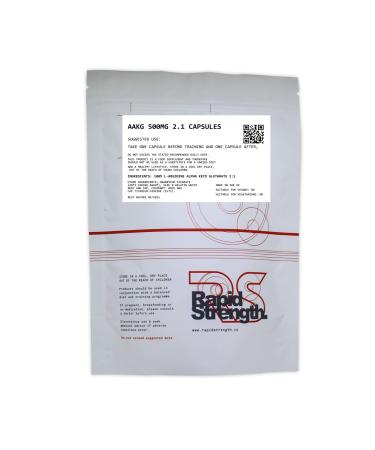 AAKG - 500mg x60 Arginine Alpha Ketoglutarate L-Arginine Nitric Oxide Pump Caps