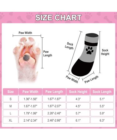 Cooltail Waterproof Non-Slip Dog Socks | Outdoor Dog Shoes for Hardwood Floors | Large Pink Pet Paw Protection with Traction Control - Buy Online on GoSupps.com