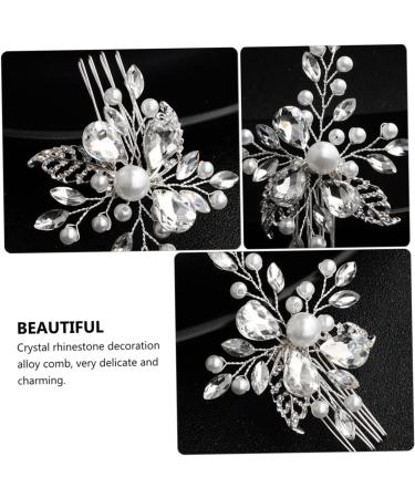 MAGICLULU 1 PC Alloy Hair Comb Creative Hair Prop Elegant Headdress Charming Bridal Headdress Hair Comb for Women Handmade Headdress Unique Head-wear Exquisite Comb Sweet Hair Supply - Buy Online on GoSupps.com