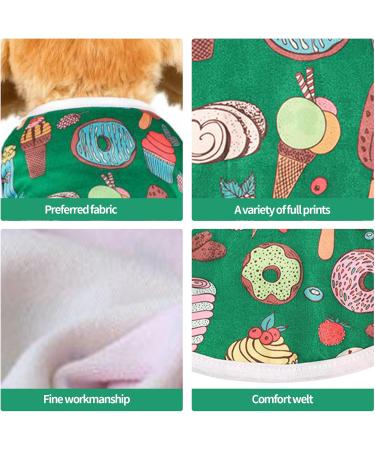 3-Piece Breathable Dog Shirts | Soft Summer T-Shirts for Small Dogs & Cats - Green XL - Buy Online on GoSupps.com