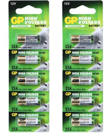 Buy GP 23AE Ultra 23 A 12V High Voltage Alkaline Battery (x10) - Best International Shipping Available - Buy Online on GoSupps.com
