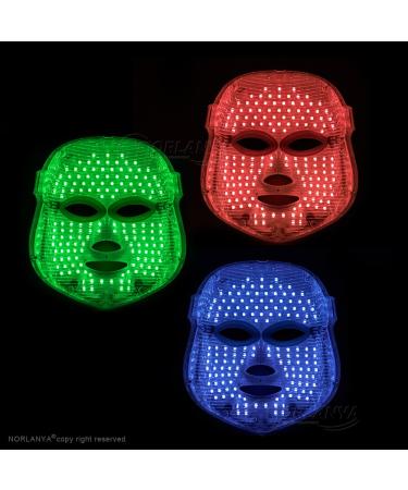 NORLANYA LED Face Mask for Skin Toning and Wrinkle Removal - Facial Phototherapy Skin Care - Buy Online on GoSupps.com