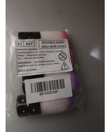 Pack of 4 Soft Nail Brushes for Makeup & Nail Art - Multifunctional Purple & Rose | International Shipping - Buy Online on GoSupps.com