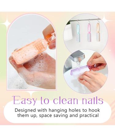 Patelai Nail Scrub Brushes - 30 Pcs Manicure & Pedicure Cleaning Brush Set - Handle Grip for Fingernails & Toes - 5 Colors - Buy Online on GoSupps.com