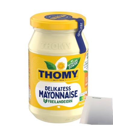 Thomy Delikatess Mayonnaise 80% 1 pack (1x250ml) + usy Block