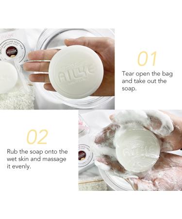 Goat Milk Whitening Soap Moisturizing Body Wash Bar Hand Made Soap With Vitamin C Brightening Even Toning Suitable For Black Skin And Dark Skin 120g - Buy Online on GoSupps.com