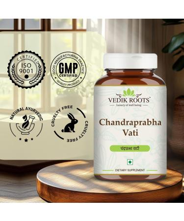 VEDIKROOTS Chandraprabha Vati - Ayurvedic Supplement for Urinary Tract Wellness| Improves Overall Health | Kidney & Bladder Health | 360 Tablets (Pack of 3) - Buy Online on GoSupps.com