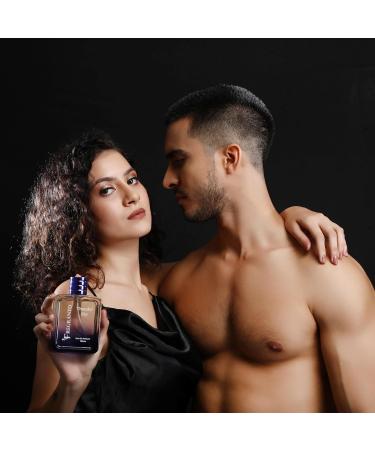 Thunder Sky Perfume For Men - 100 ML | Luxury Long Lasting Fragrance Spray | Eau De Perfum | White Wood Amber - Sweet Floral Fragrance Scent - Buy Online on GoSupps.com