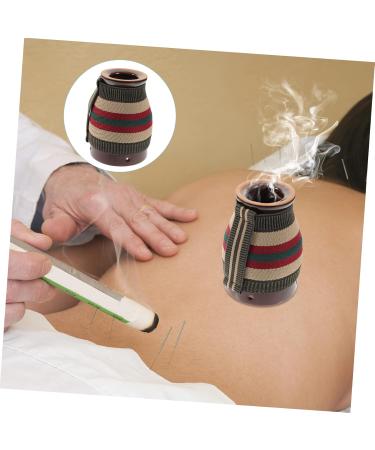 Beaupretty Moxibustion Box - Ceramic Candle Burner & Massage Tools - Portable Cone Holder for Relaxation - Buy Online on GoSupps.com
