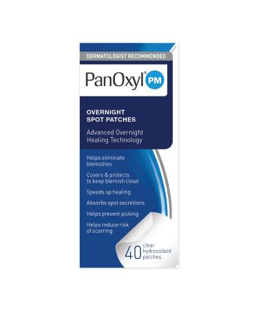 PanOxyl Overnight Spot Patches 40 Clear Patches - Buy Online on GoSupps.com