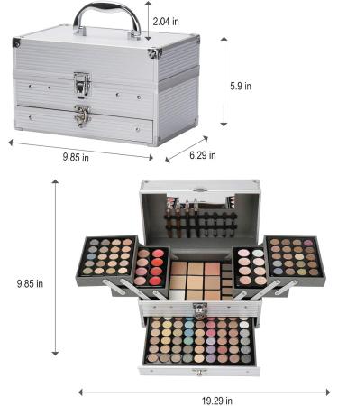 132 Colors Make up set teenagers girls Cosmetic Palette Set include Eyeshadow Palette Lipstick Blush Foundation Concealer Face Powder Mascara Lipgloss Brush for Every Woman 132PCS - Buy Online on GoSupps.com