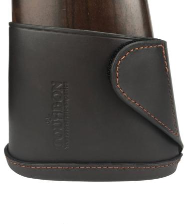 Buy TOURBON Genuine Leather Shotgun Stock Extension Recoil Pad Sleeve - Dark Brown | International Shipping Available - Buy Online on GoSupps.com