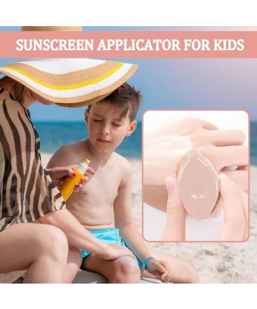 Sun Block Applicator for Kids | Versatile Suntan Lotion Applicator Sun Cream Brush Ergonomic Sun Lotion Applicator Sunblock Brush Set for Children Pink - Buy Online on GoSupps.com