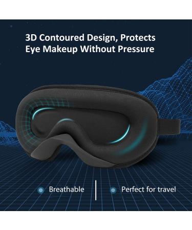 RitMoment M7 Ear Plugs & Sleep Mask Set | Noise Reduction Comfortable Silicone Earplugs for Sleep Snoring & Concerts | 2 Pairs Foam Earplugs Included - Buy Online on GoSupps.com