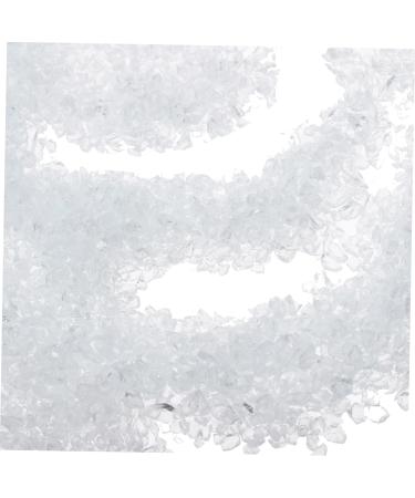 BIUDECO 1 Glass Chip Irregular Glass Epoxy Fillers Epoxy Filling Manicure Fillers Nail Art Stone DIY Glass Fillers Nail Nail Art Accessories Epoxy Charms DIY Fillers 0.5X0.3cm transparent