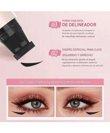 Eyeliner stamp waterproof stencil double-sided waterproof and durable smudge-proof for women's makeup - Buy Online on GoSupps.com