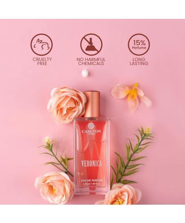 Veronicas Eau de Parfum for women 50 ml | Luxury Long Lasting Scent Floral and Fruity Fragrance for Women | Premium Travel Friendly Perfume - Buy Online on GoSupps.com