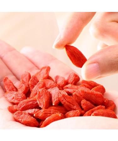  HQZMCTE Premium Chinese Goji Berry Herbal Tea for a Healthy Lifestyle 120g / 4.23oz Sweet Taste Additive-Free - Buy Online on GoSupps.com