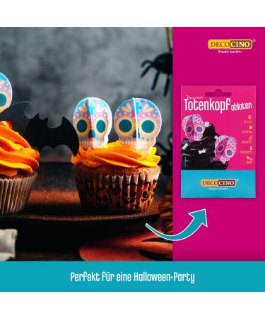 Buy Decocino Halloween Oblate Toten Heads - 3D Cake Muffin & Cupcake Decorations | International Shipping - Buy Online on GoSupps.com