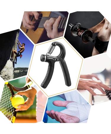 Newaner Hand Grip 5-60 kg Adjustable Handle for Strength Training Forearm Hand Wrist Strength Trainer Finger Stretcher  - Buy Online on GoSupps.com