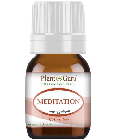 Meditation Essential Oil Blend 5 ml 100% Pure Undiluted Therapeutic Grade. (Blend of: Frankincense Ho Wood Eucalyptus Radiata Lemon Camphor Yarrow Blue)