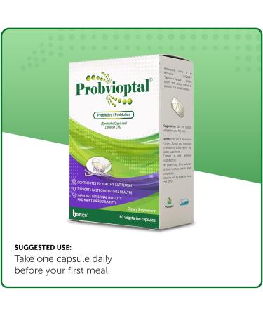 Vivioptal Vitamins Probvioptal 60 Capsules Probiotics & Prebiotics Duocap 1 Billion CFU Gluten Free - Buy Online on GoSupps.com