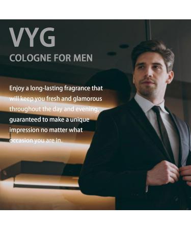 VYG Cologne for Men VYG Fragrance Perfect for men's Confidence and Charm 50ml/1.7fl. oz (2PCS) - Buy Online on GoSupps.com