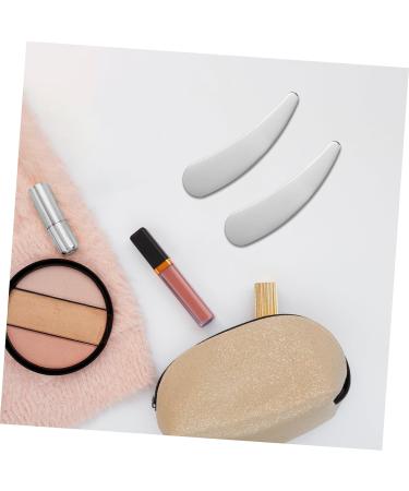 CANIGHT 2pcs Cosmetic Spatula Skincare Spatula Mud Applicator Esthetician Supplies Makeup Stainless Steel - Buy Online on GoSupps.com