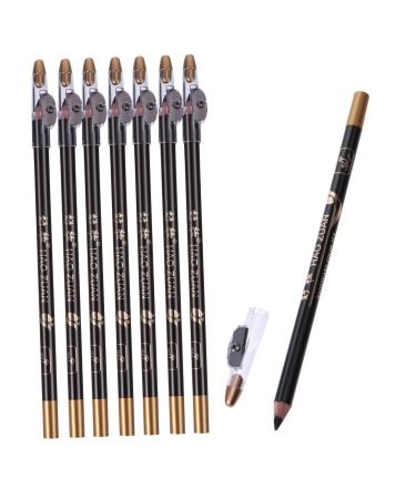 FOYTOKI 8pcs Pencil Sharpener Eyebrow Pencil Eyebrow Pen Pencil Lasting Eyebrow Pencil Makeup Pencils 1 count (Pack of 1) Black