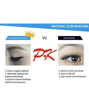 Volumizing Mascara - Natural and Non-Irritating Thickening Mascara Mascara for Senior Women Over 50 with Slim Lash Brush/ - Buy Online on GoSupps.com